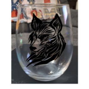 Tribal Wolf Decal